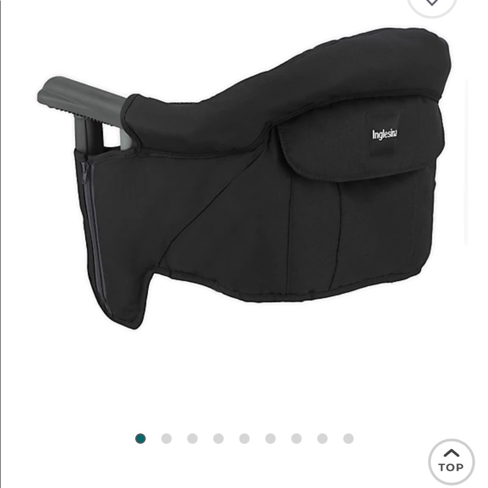 Black Inglesina Fast Table Chair Baby High Chair